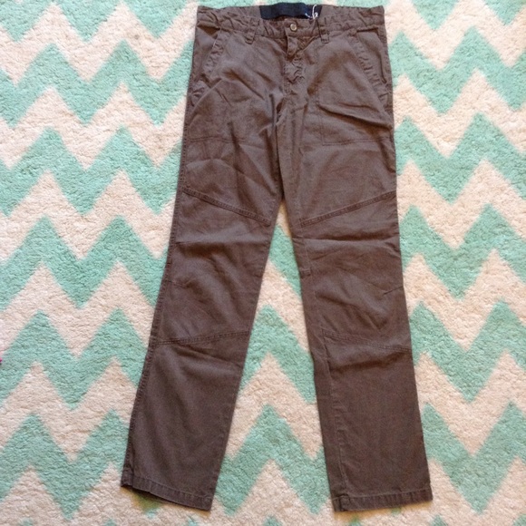 JOES JEANS washed brown linen/cotton pants 28 - Picture 2 of 8